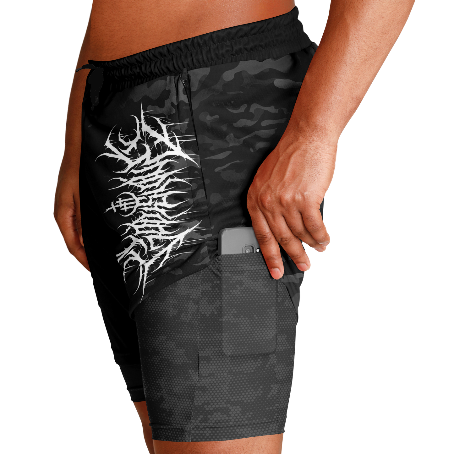 God is Love 2-in-1 Shorts