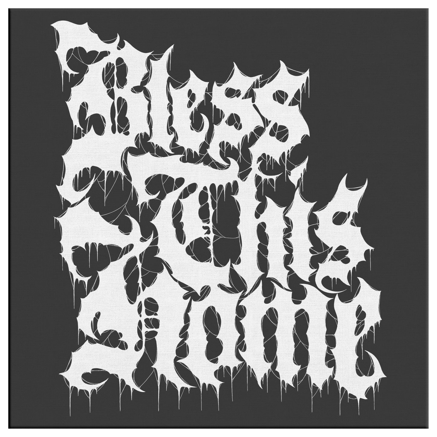 Bless this Home Square Canvas print