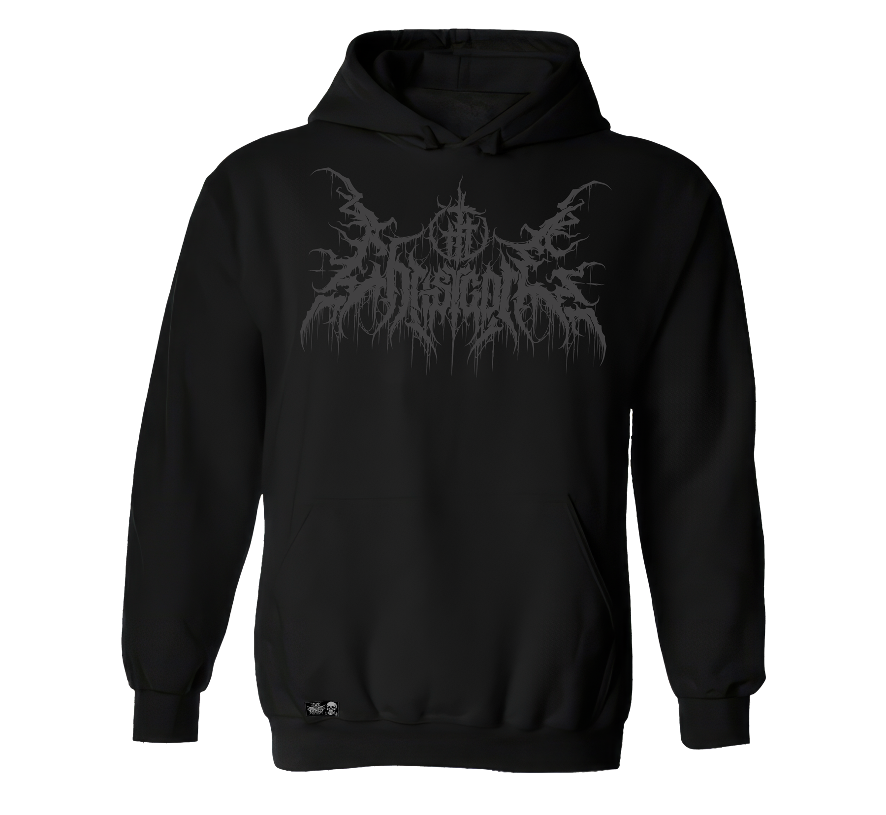 Christcore dark logo design premium pull over hoodie – The Dark Fit