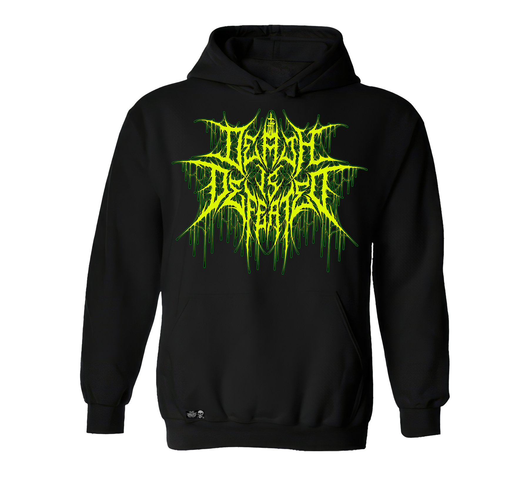 Death is Defeated Color logo design premium pull over hoodie – The 