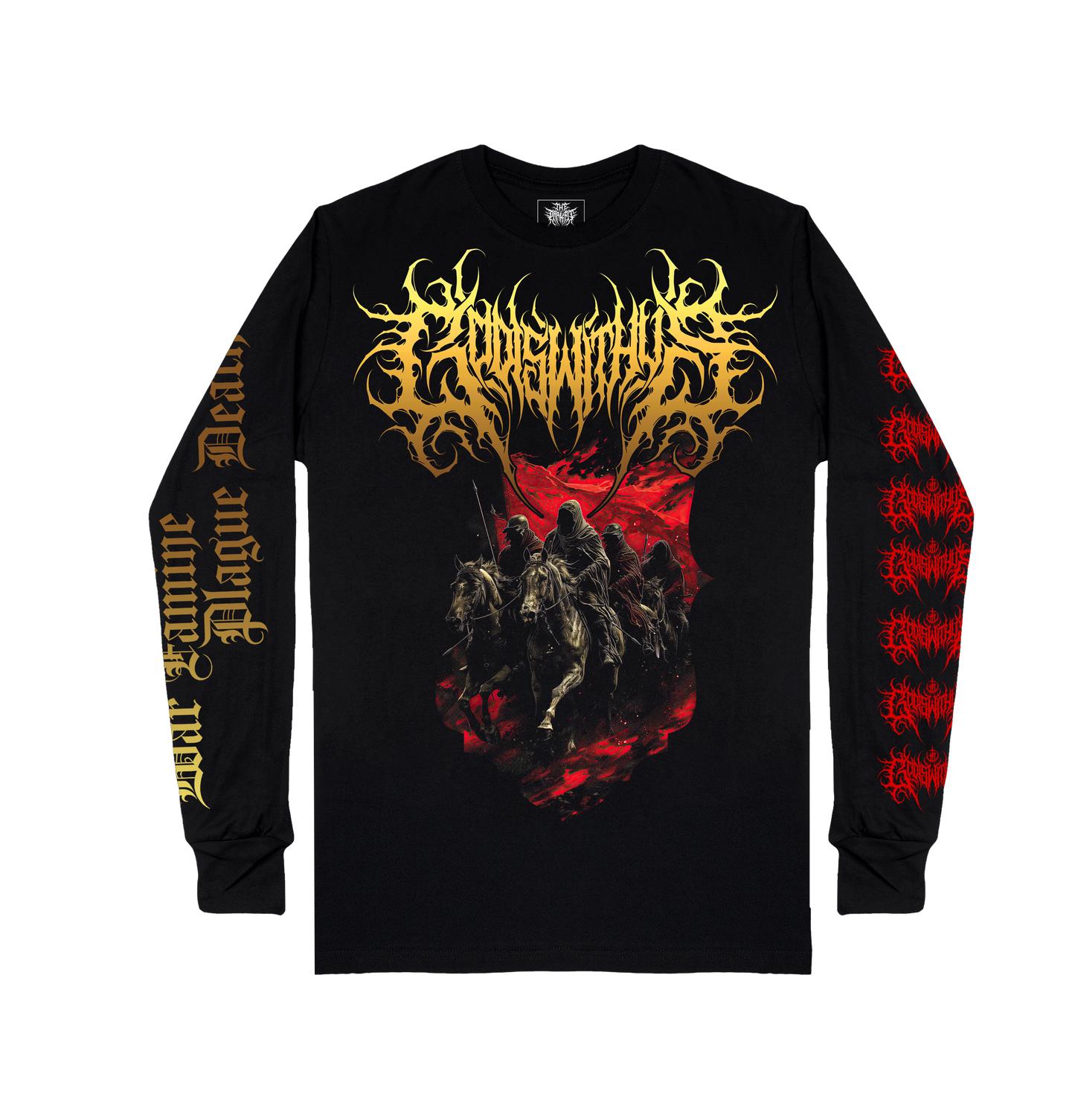 God is with US 4 horsemen long sleeve design