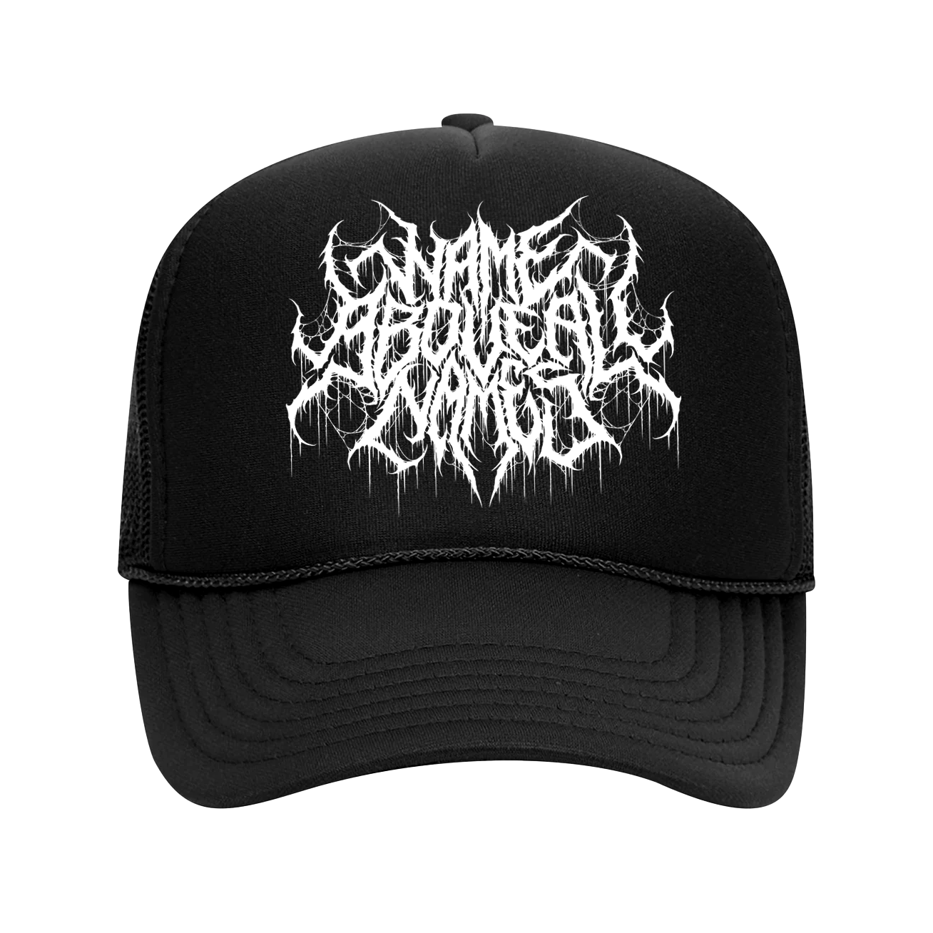 Name above all Names retro trucker hat