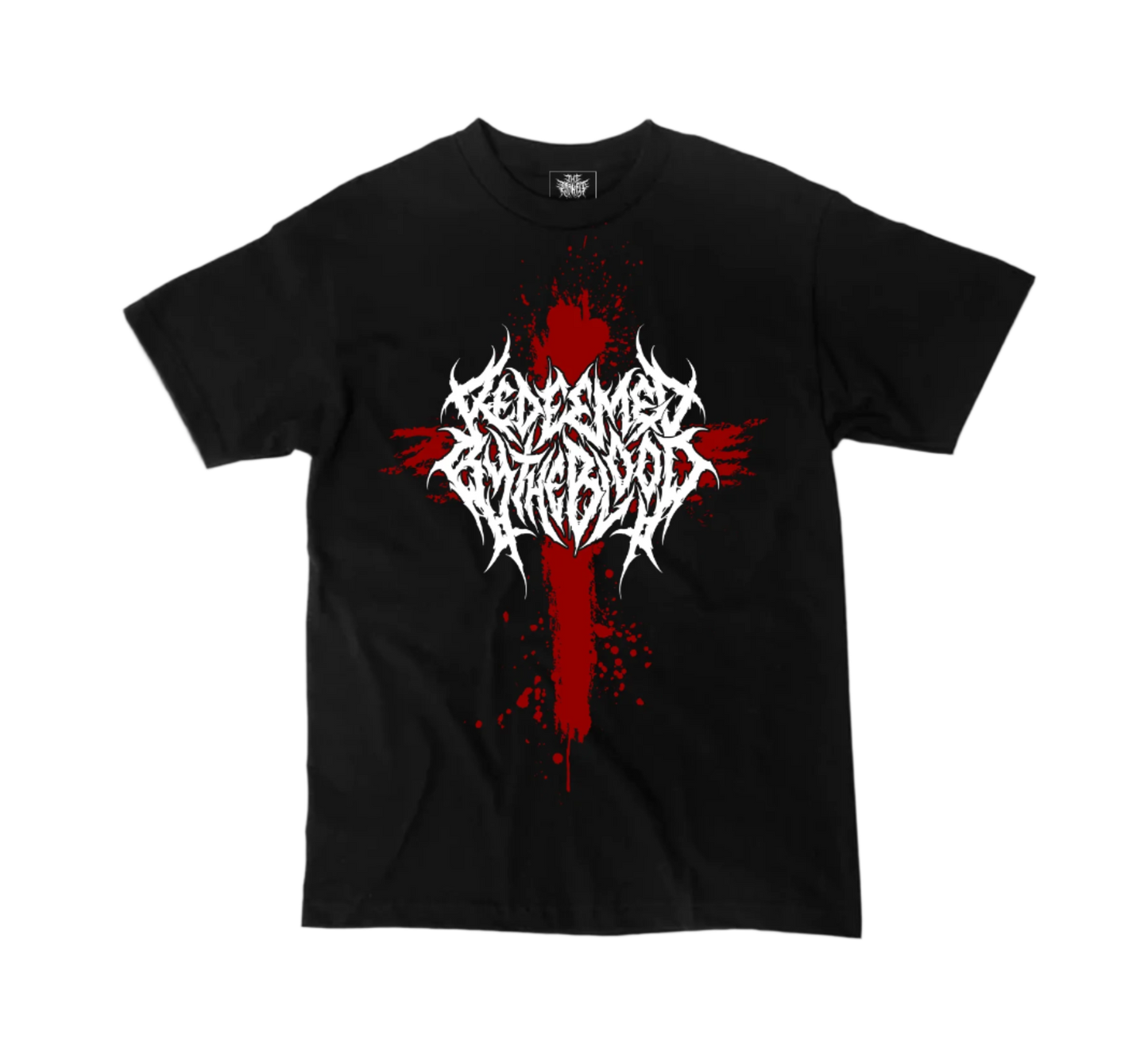 Redeemed by the Blood Cross design