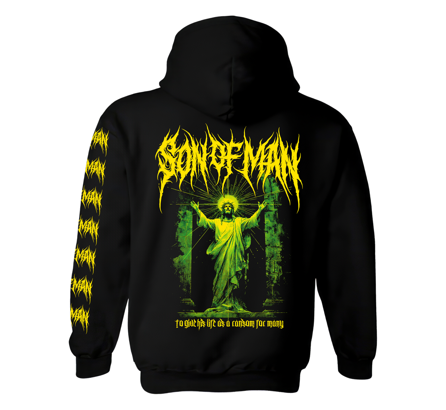 Son of Man "Ransom" design premium pull over hoodie