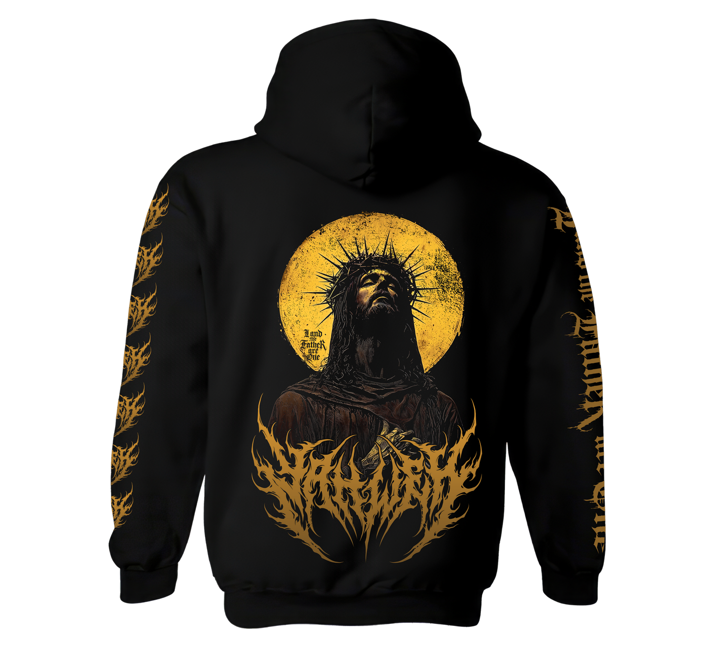 Yaweh "I and the Father are One" design premium pull over hoodie