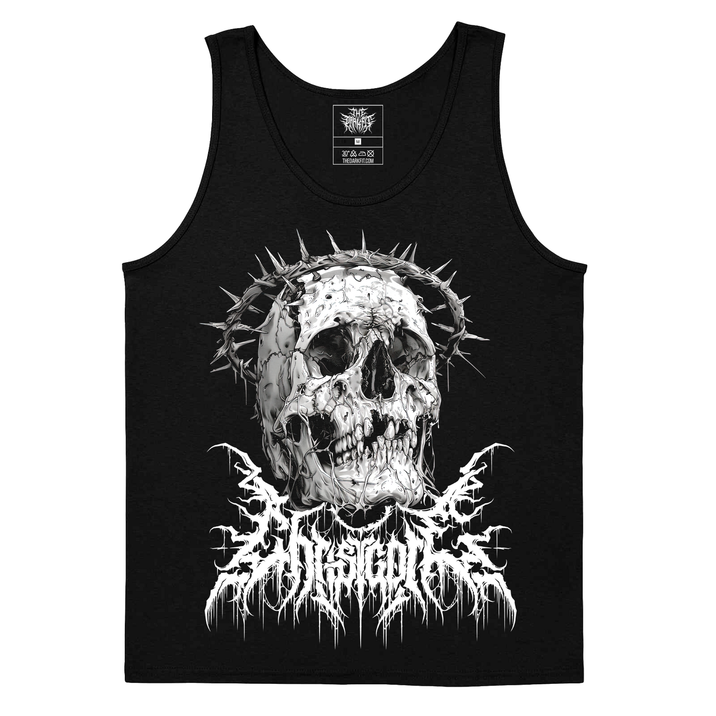Christcore Skullcrown design (white) Tanktop