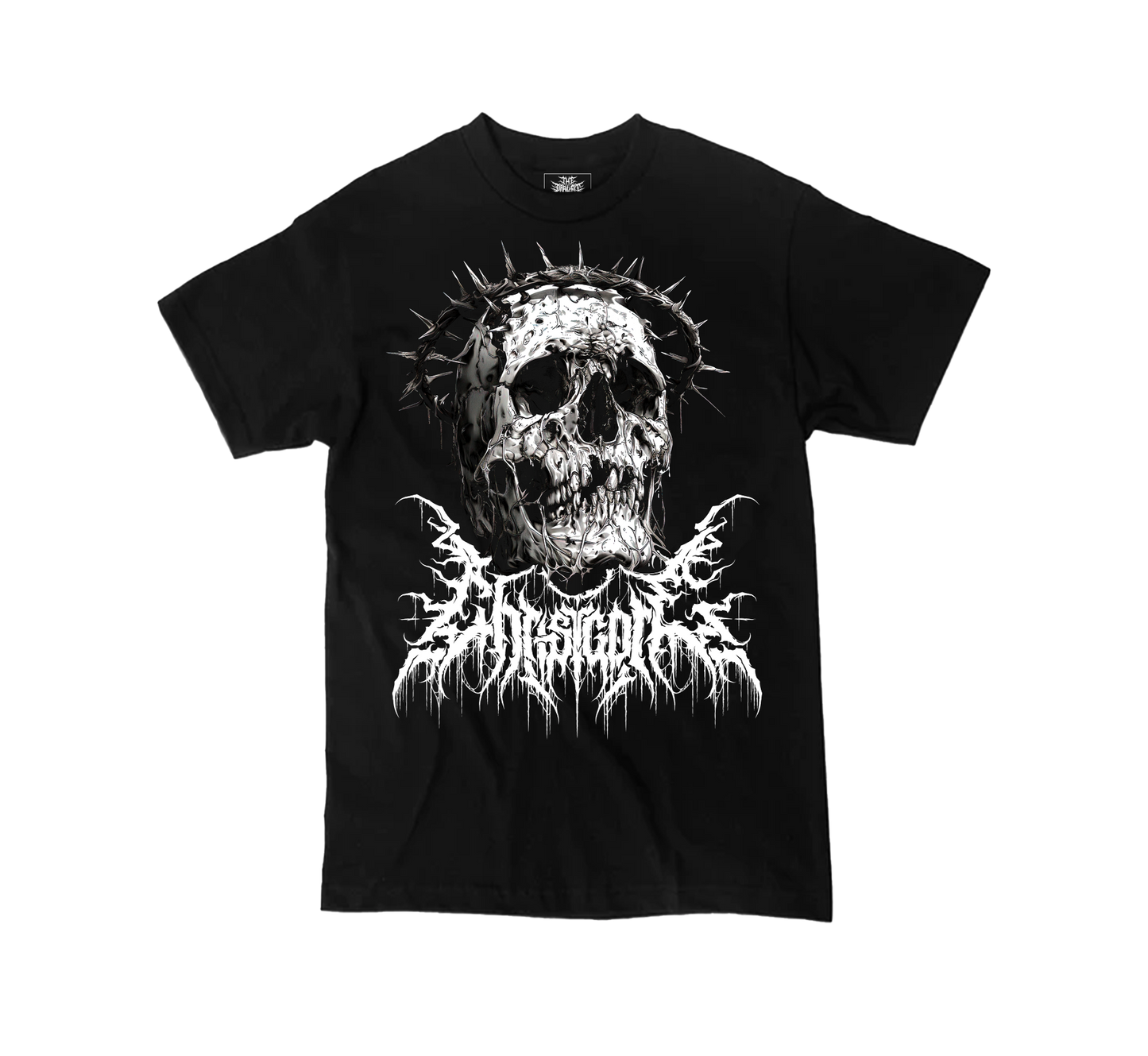 Christcore Skullcrown design (white)