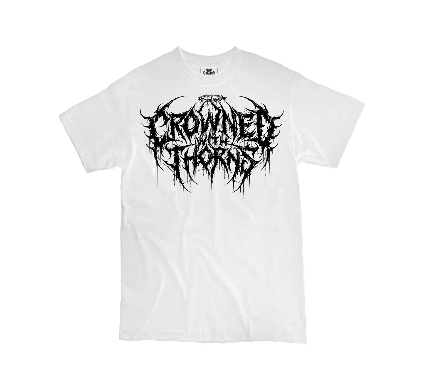 Crowned with Thorns Logo design (White)