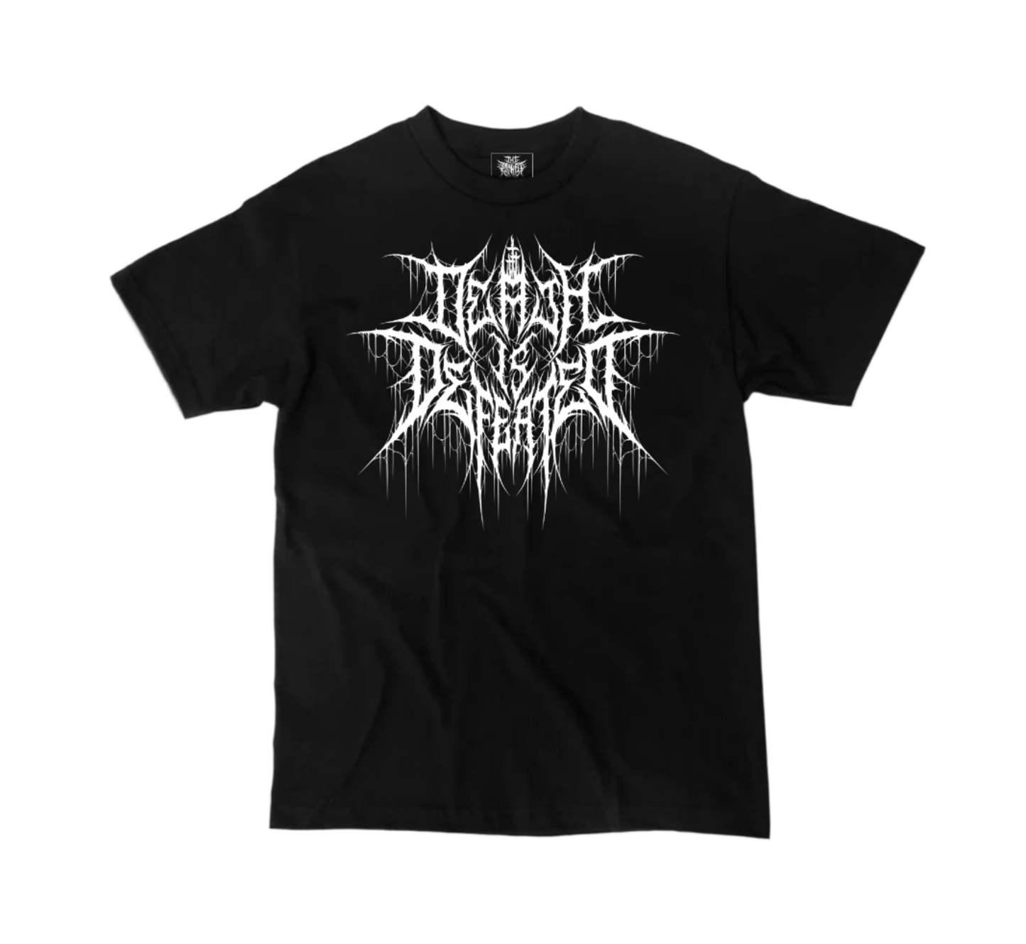 Death is Defeated logo design Heavyweight Tee