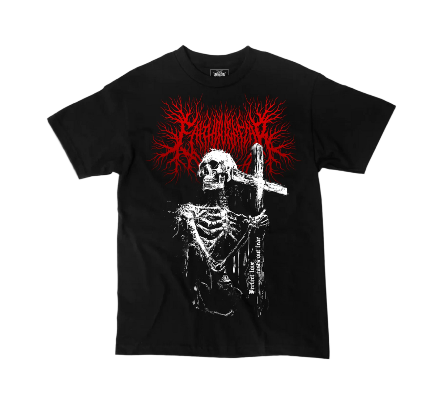 Faith over Fear "Perfect love casts out fear" design