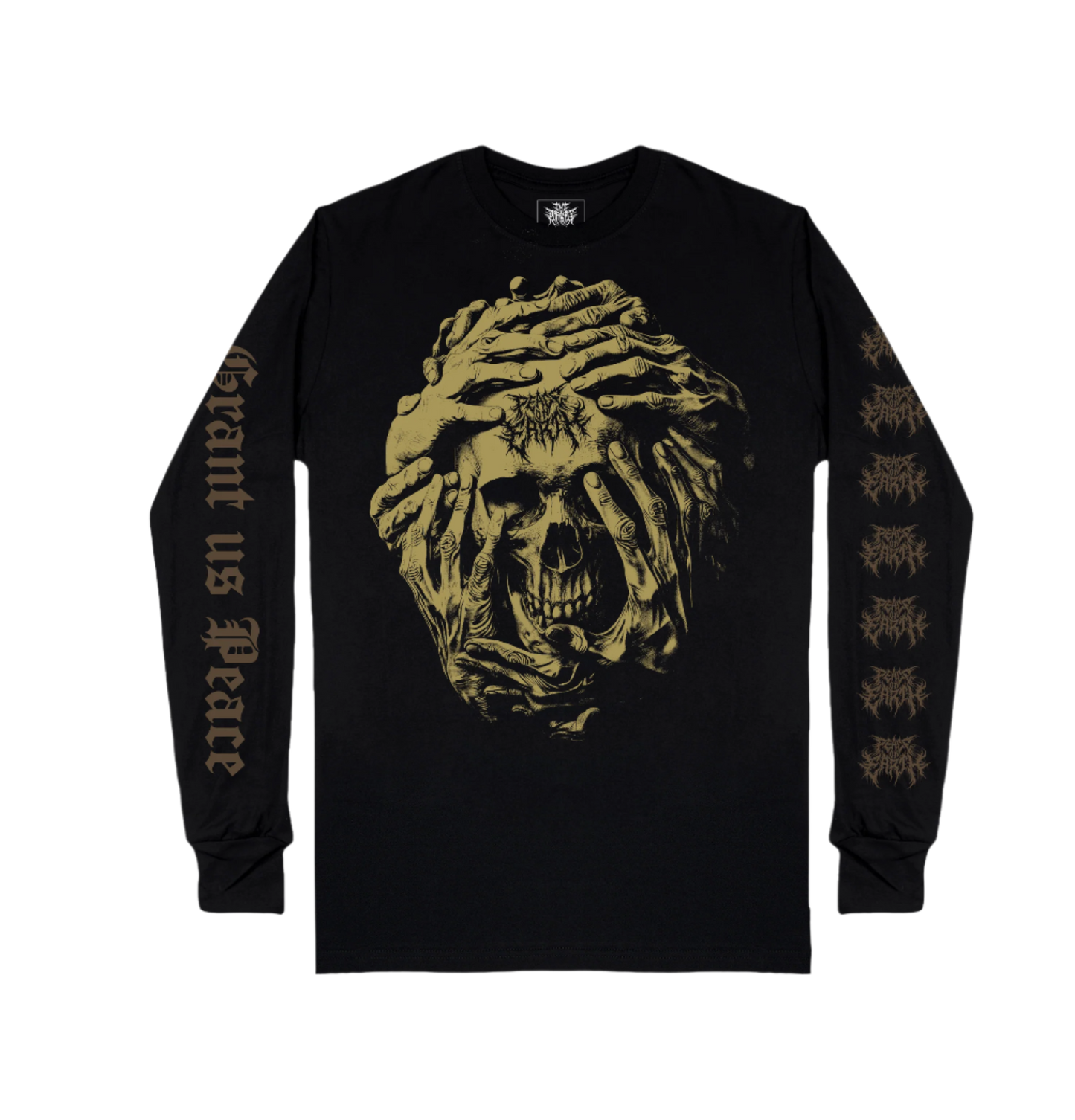 Peace on Earth Weight of the World design Long Sleeve design