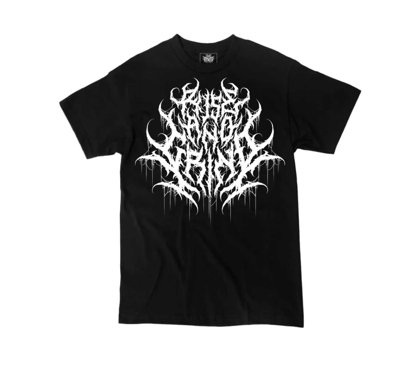 Rise and Grind Christian faith and fitness heavyweight streetwear tee in black – The Dark Fit