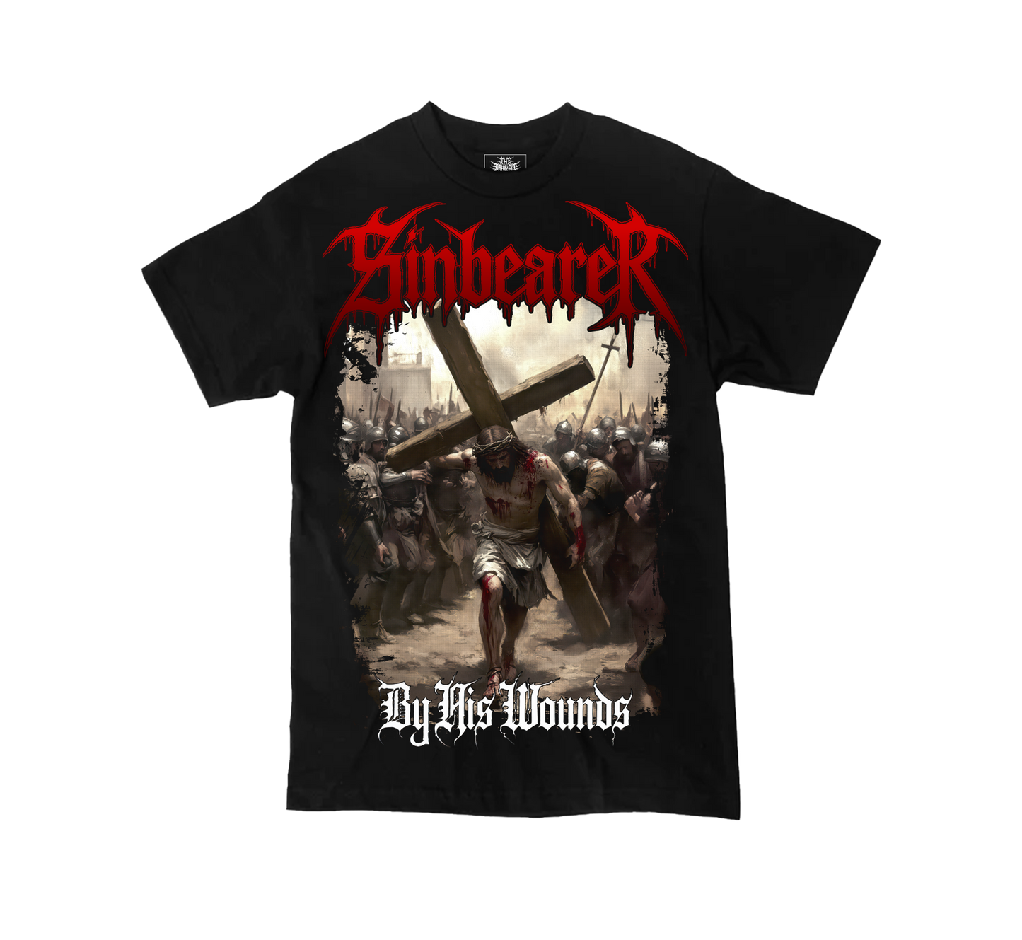 Sinbearer "by His Wounds" design