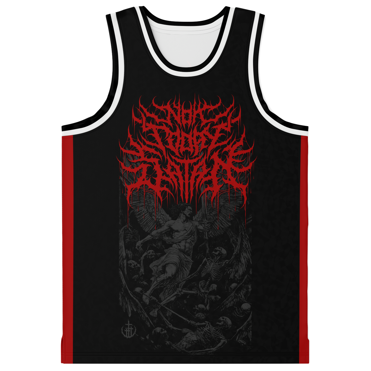 Not today Satan Basketball Jersey