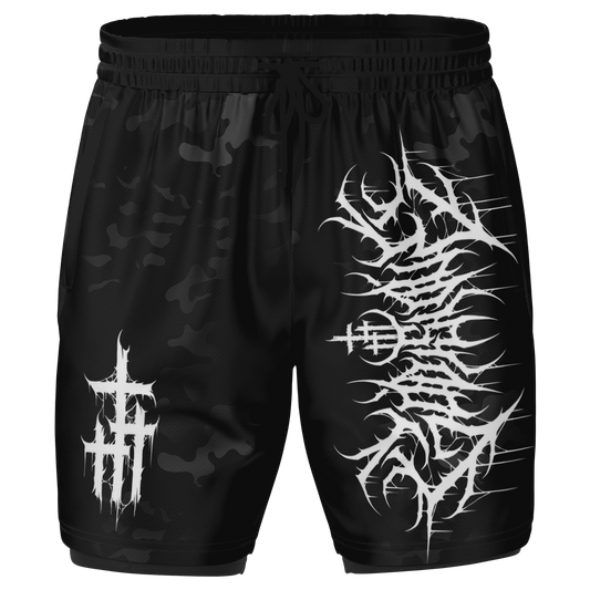 God is Love 2-in-1 Shorts
