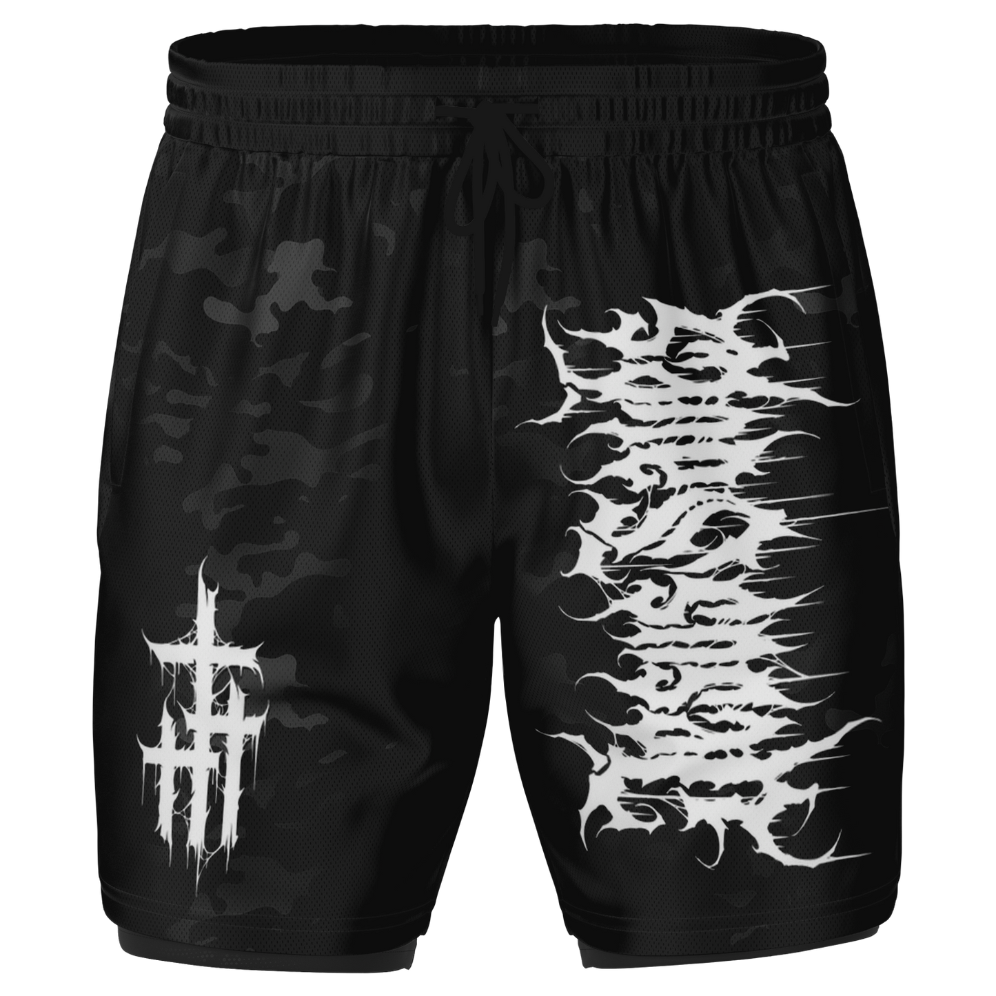 Jesus Saves logo 2-in-1 Shorts