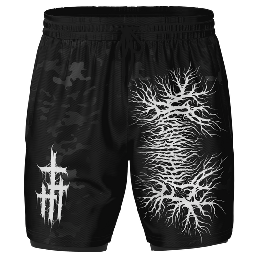 Faith over Fear logo 2-in-1 Shorts