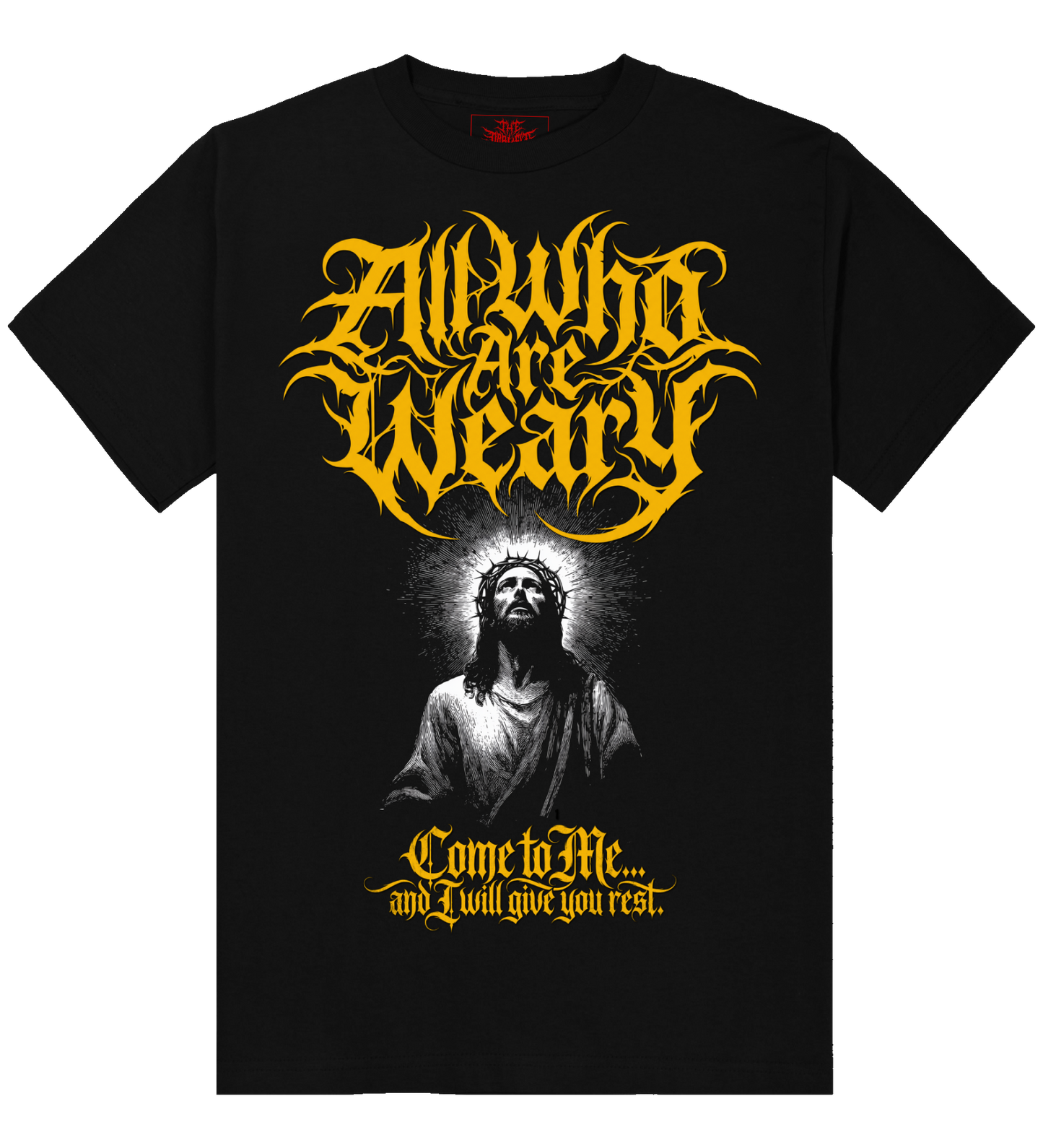 All who are Weary Come to me design