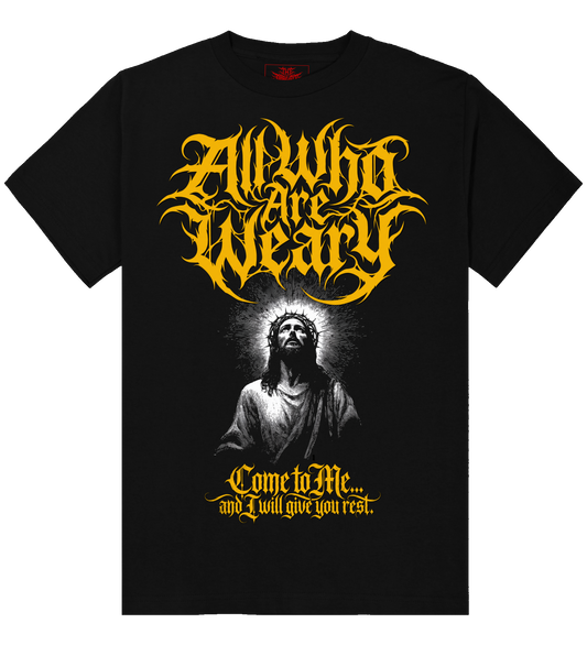 All who are Weary Come to me design