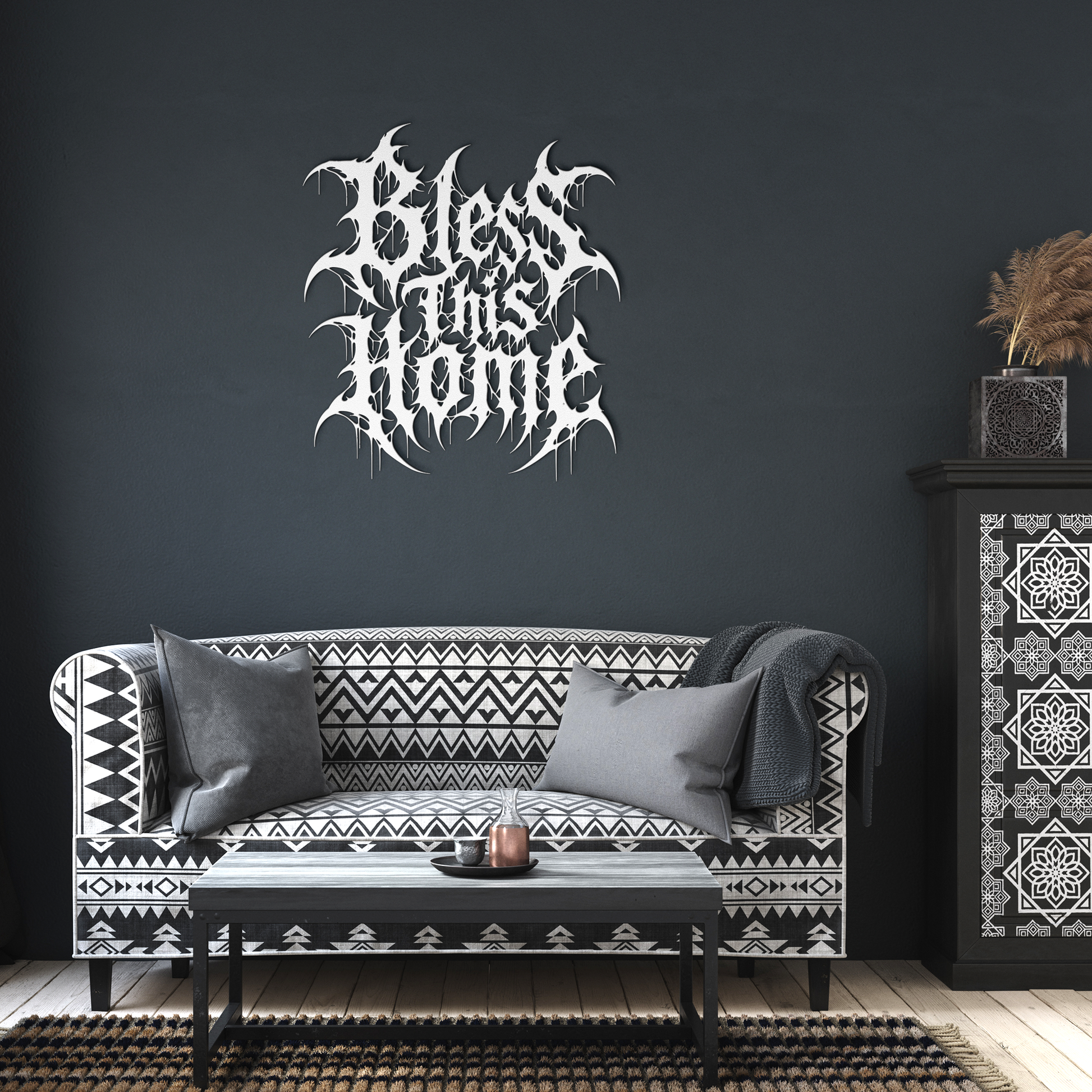 Bless_This_Home_metal_sign_White_Dark_Living_Room_Mockup.png_16049612