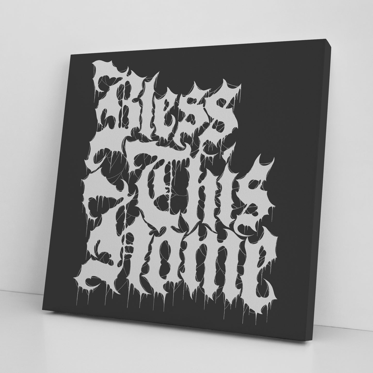 Bless this Home Square Canvas print