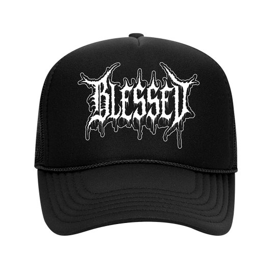 Blessed retro trucker hat