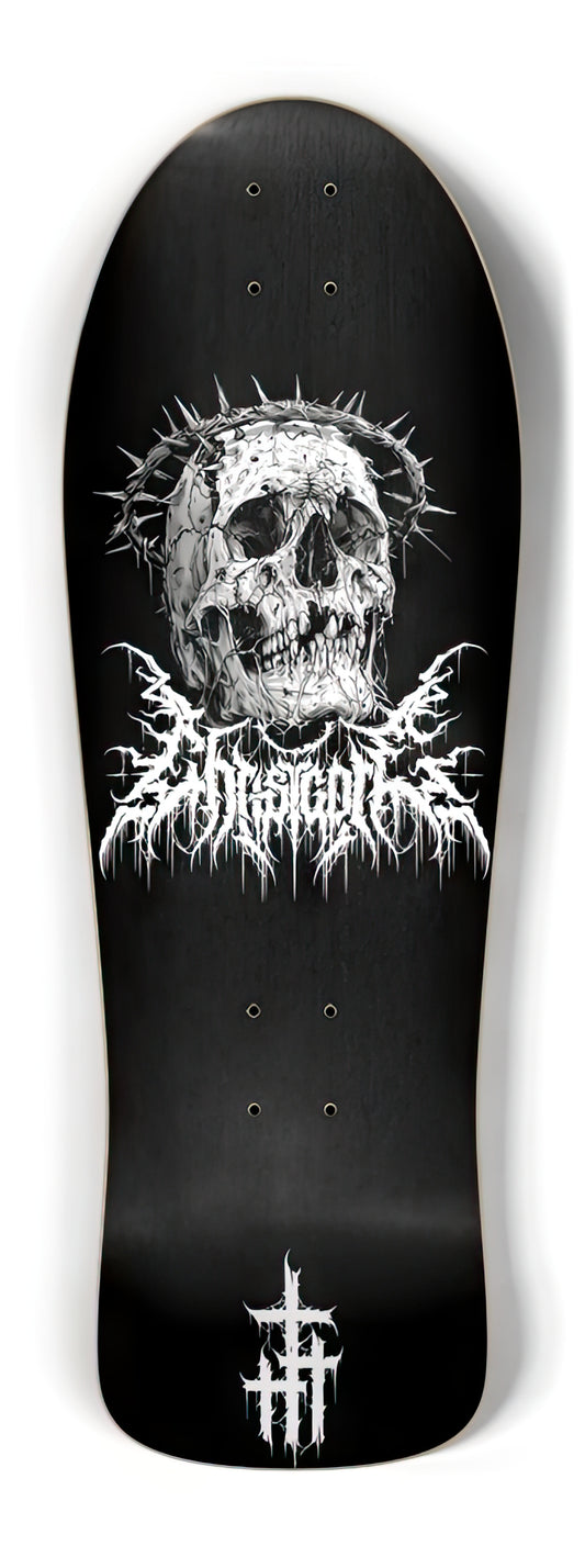 Christcore old school skateboard deck
