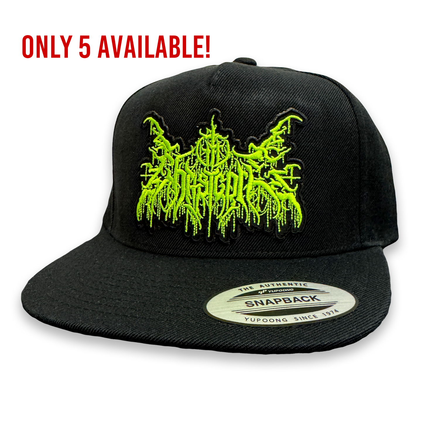 Christcore snapback (neon green)