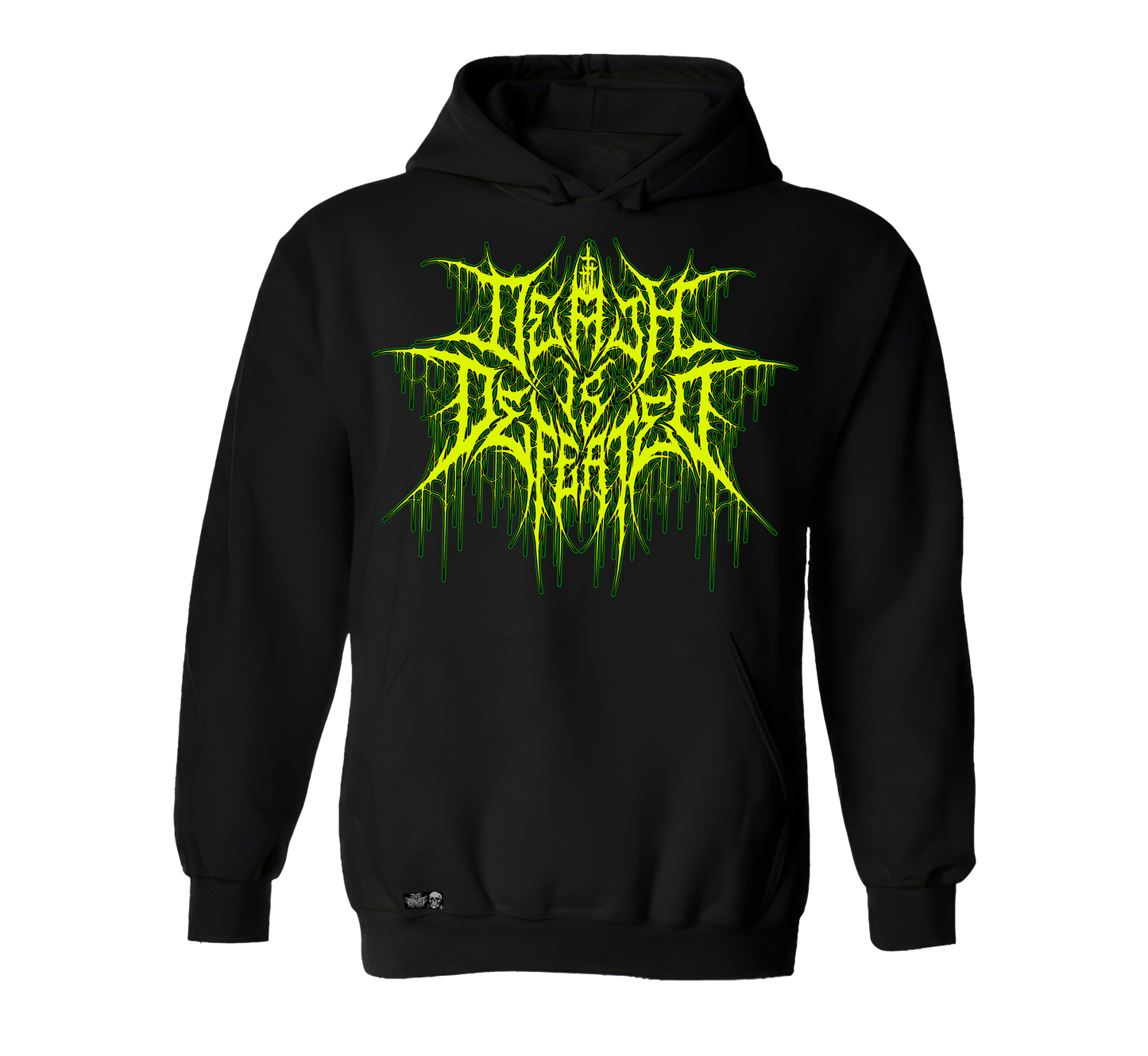 Death is Defeated Color logo design premium pull over hoodie