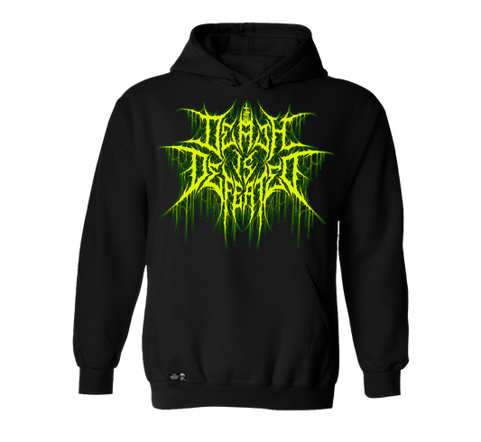 Death is Defeated Color logo design premium pull over hoodie