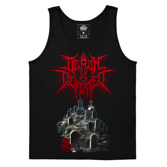 Death is Defeated Last Enemy design Tanktop