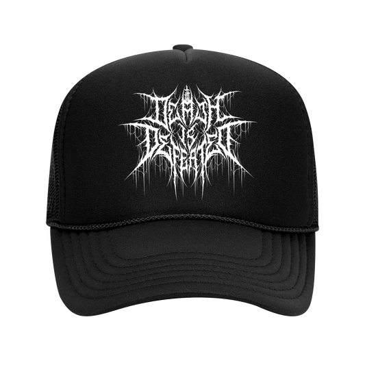 Death is Defeated retro trucker hat
