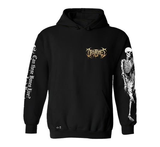 DryBones "Can these bones live?" design premium pull over hoodie