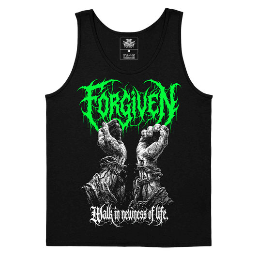 Forgiven Walk in the Newness of Life – Christian Metal Tank Top