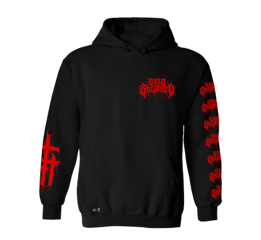 Good Shepherd Premium Pullover Hoodie – Christian Metal Streetwear