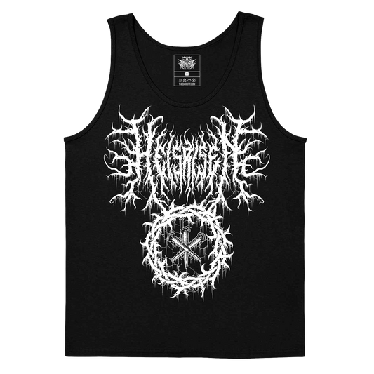 He is Risen nails design design White Tanktop