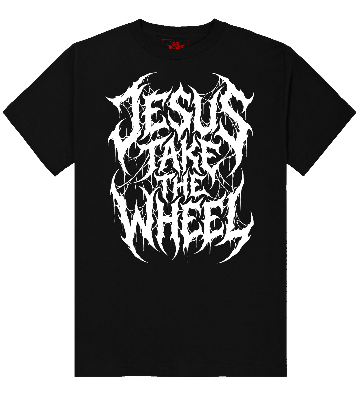 Jesus take the wheel logo design