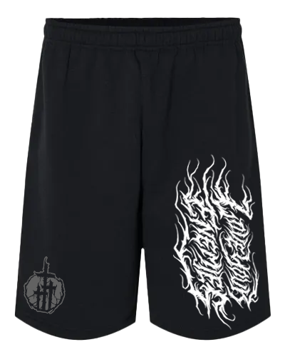 Love Your Enemies design Fleece Shorts