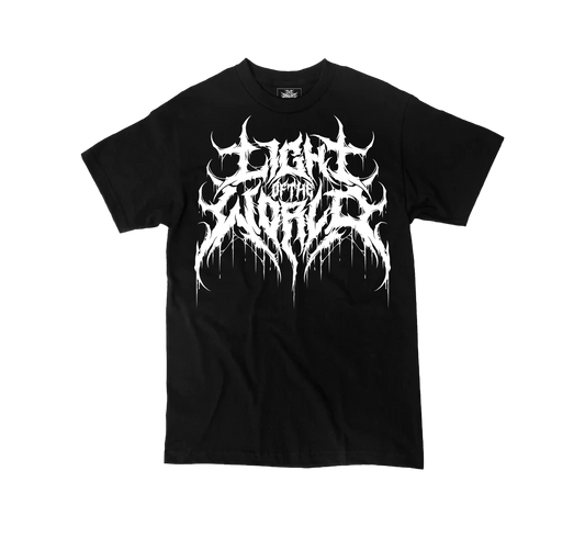 Light of the World logo (white) design
