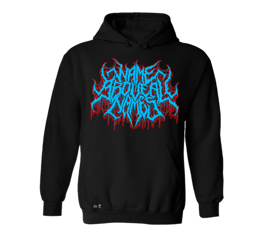 Name above all Names Color logo design premium pull over hoodie