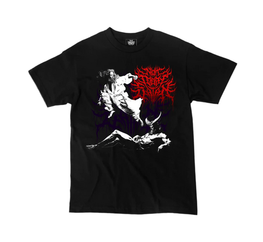 Not Today Satan Finish Him design Heavyweight Tee
