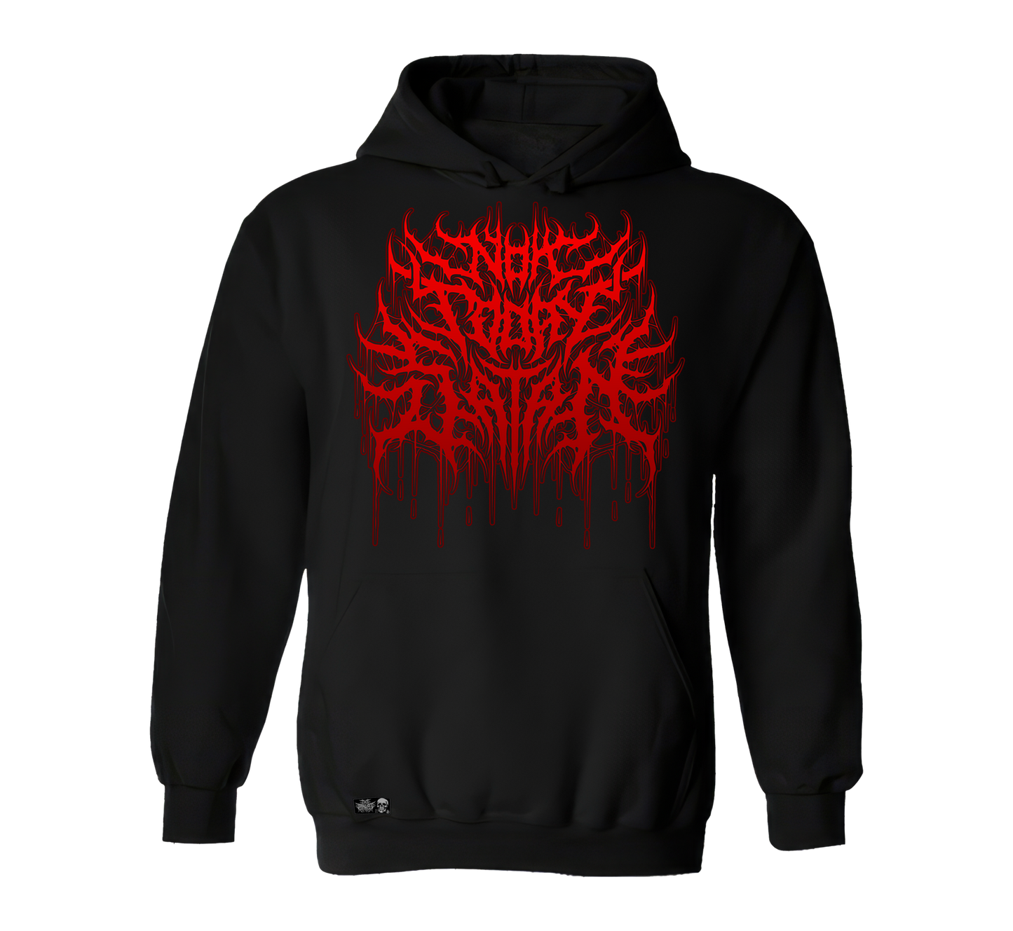 Not today Satan design premium pull over hoodie