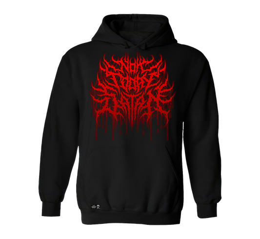 Not today Satan design premium pull over hoodie