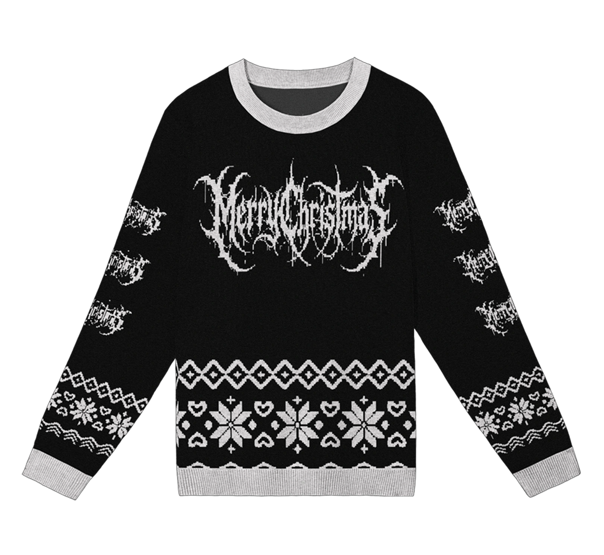 Merry Christmas "Glory to the new born King" knitted sweater.