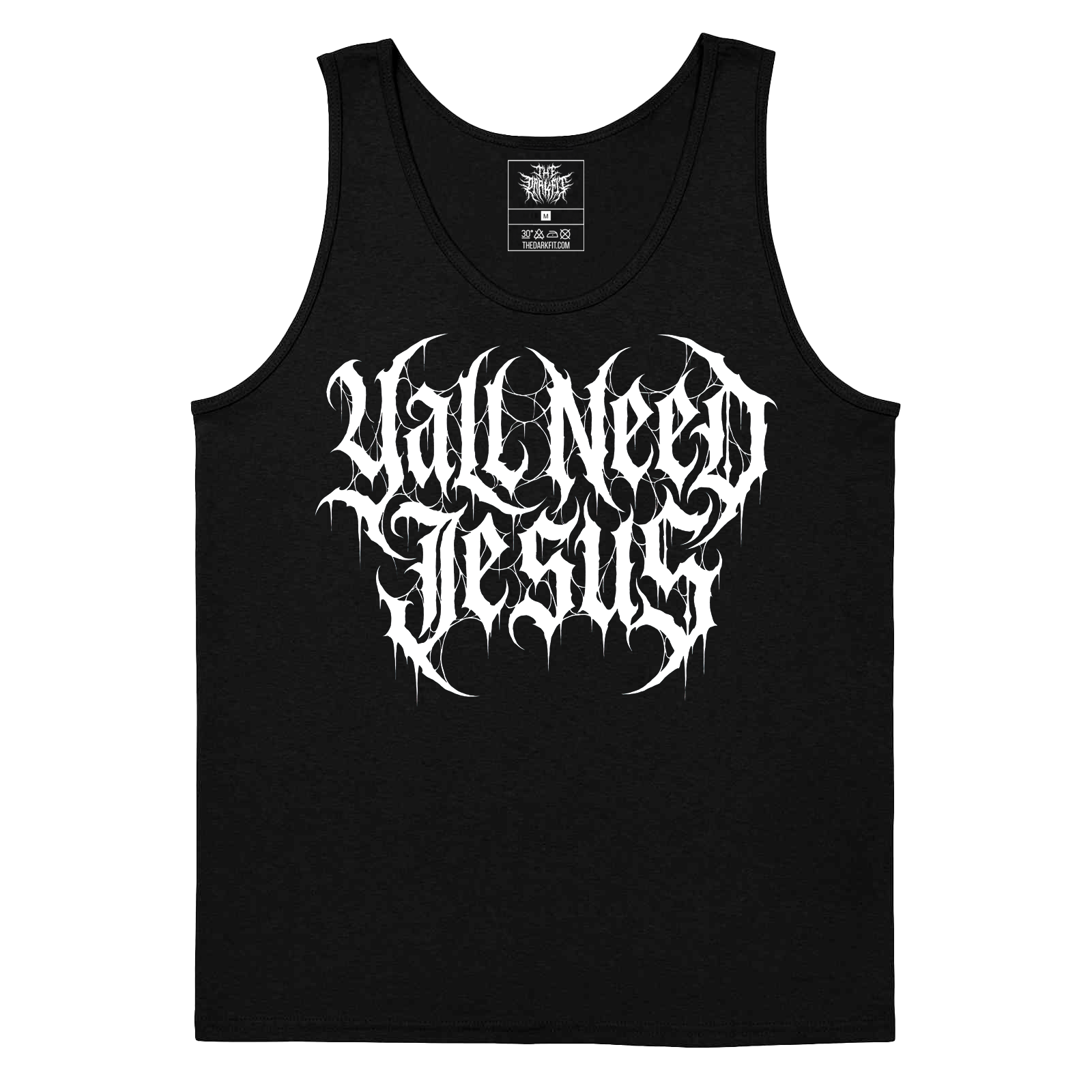 Y'all Need Jesus Christian metal tank top – The Dark Fit
