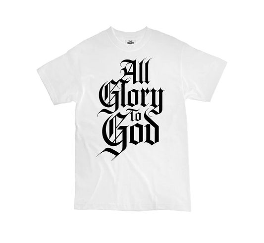 All Glory to God design (white)