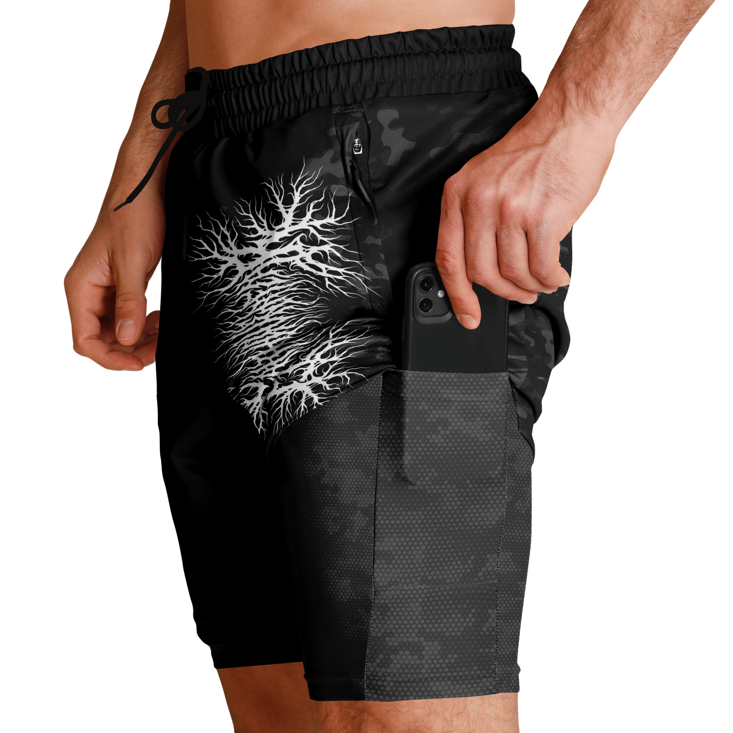 Faith over Fear logo 2-in-1 Shorts