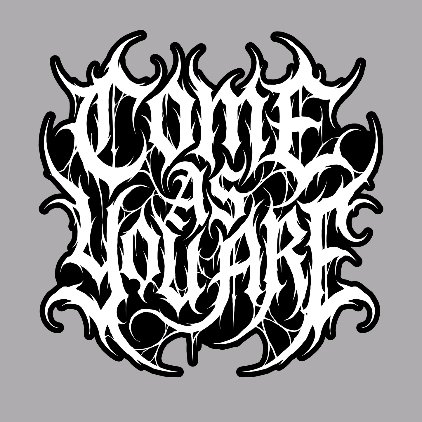 Come as you Are Large Window Decal 10"X 10"