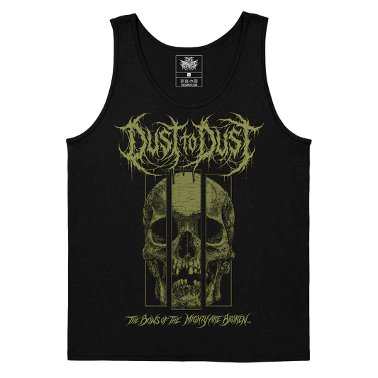 Dust to Dust "The Bows of the mighty are broken" design Tanktop