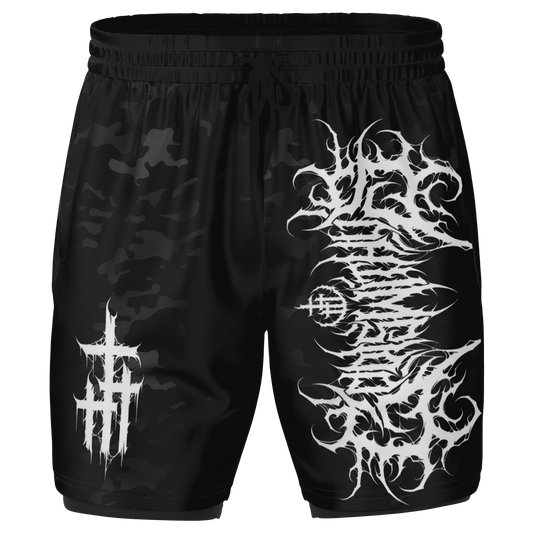 God is with Us 2-in-1 Shorts